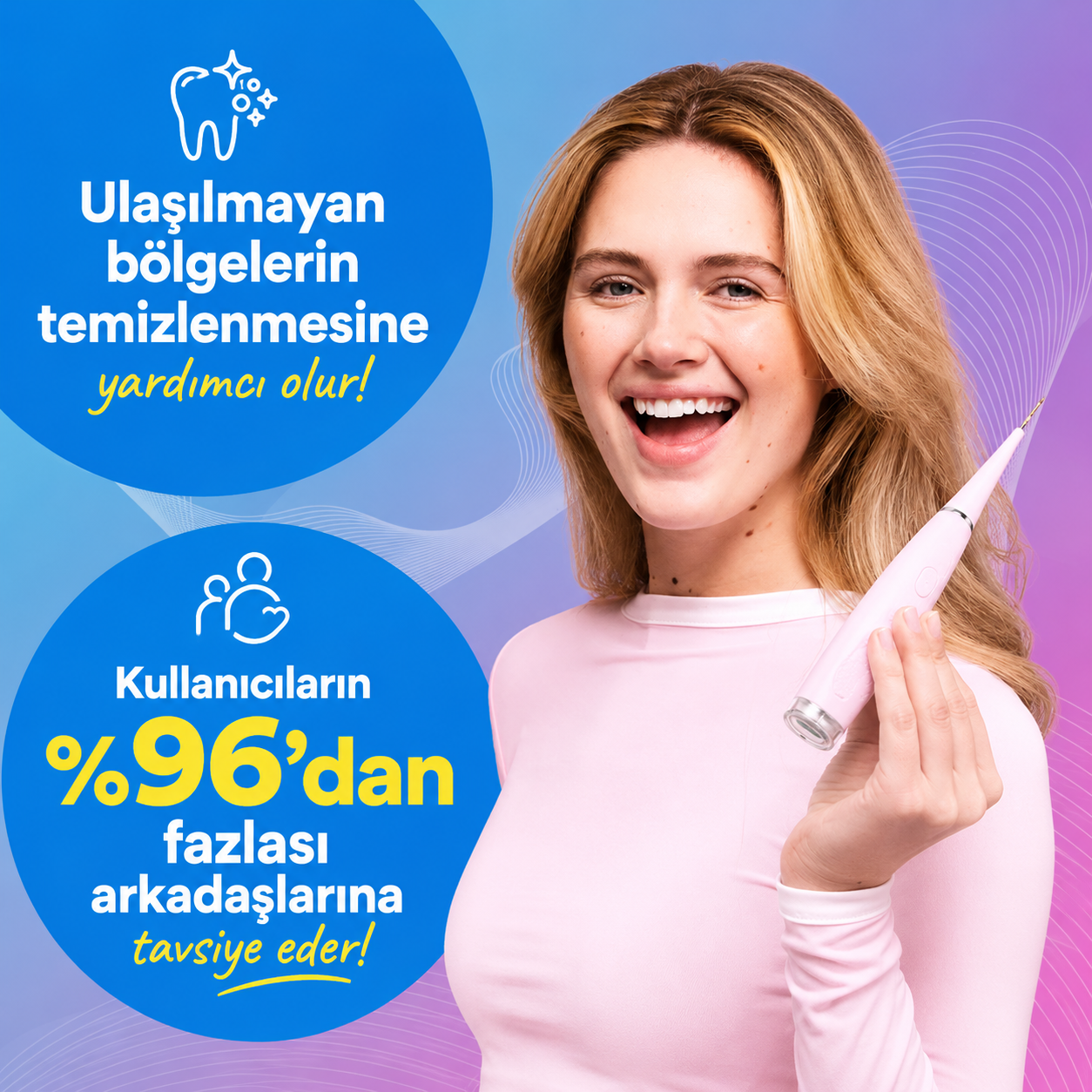 Ultrasonik Diş Temizleyecisi seti